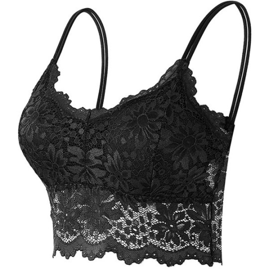 Soutien Gorge Dentelles Noire Sans Armature Feminitop